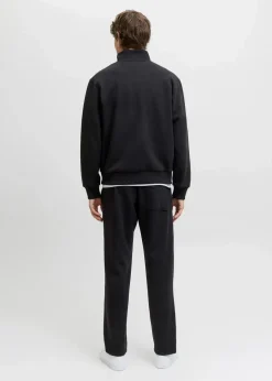 Herren J&J Rebel Marken|Sweat|JJ REBEL Half-Zip-Sweatshirt in Regular Fit