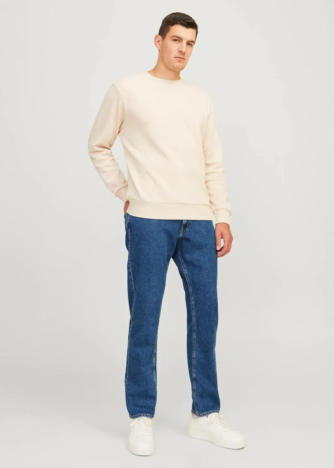 Herren J&J Rebel Jeans|Marken|JJ REBEL Jeans aus reiner Baumwolle, Relaxed Fit
