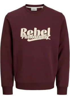 Best JJ REBEL Sweatshirt in Regular Fit Herren Marken|Sweat