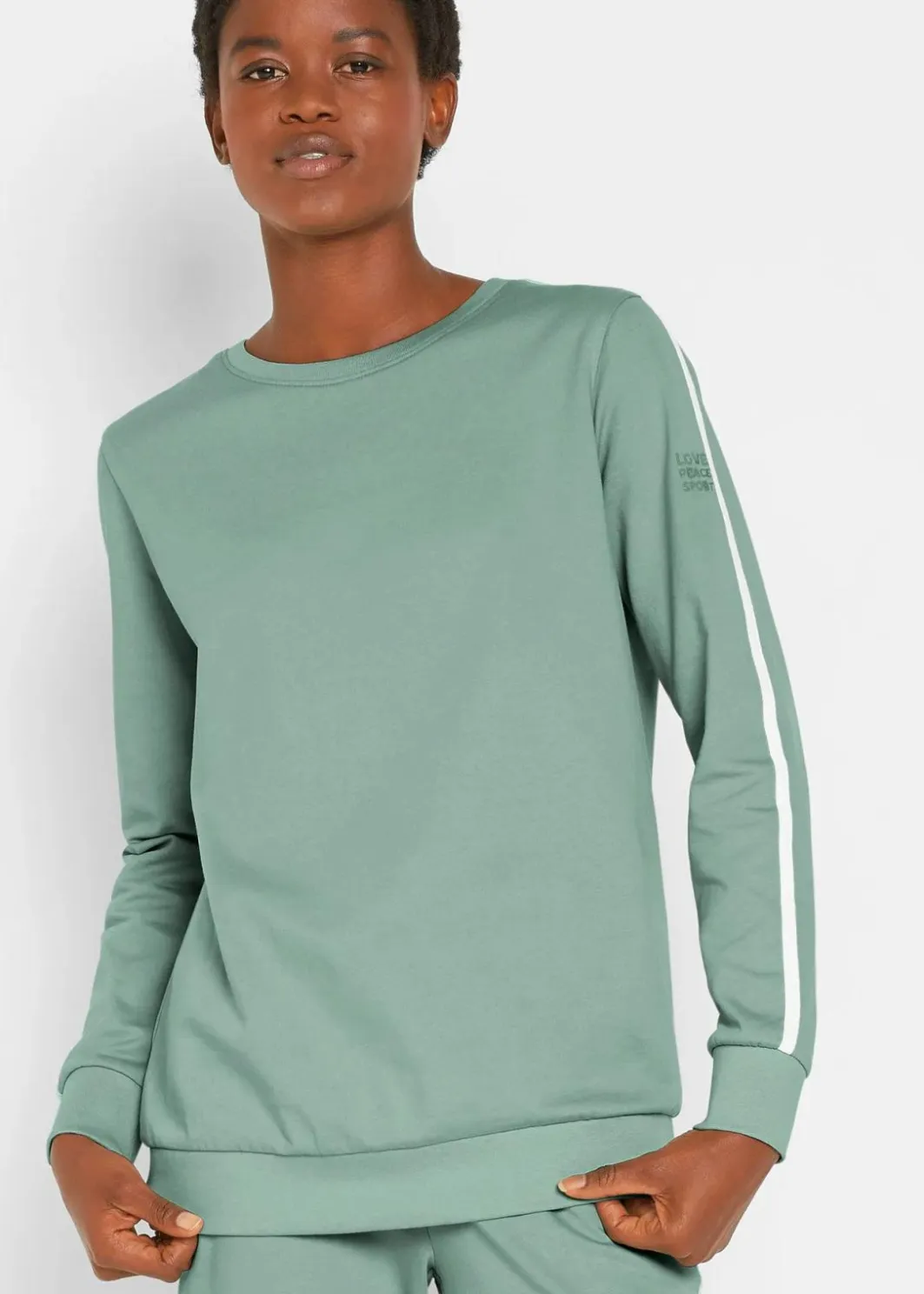 Damen bonprix Bekleidung·Kleider|Hosen|Jogginganzug aus reiner Baumwolle (2-tlg.Set)