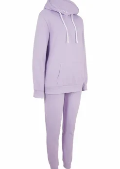 Damen bonprix Bekleidung·Blusen & Tuniken|Bekleidung·Kleider|Jogginganzug mit Baumwolle (2-tlg.Set)