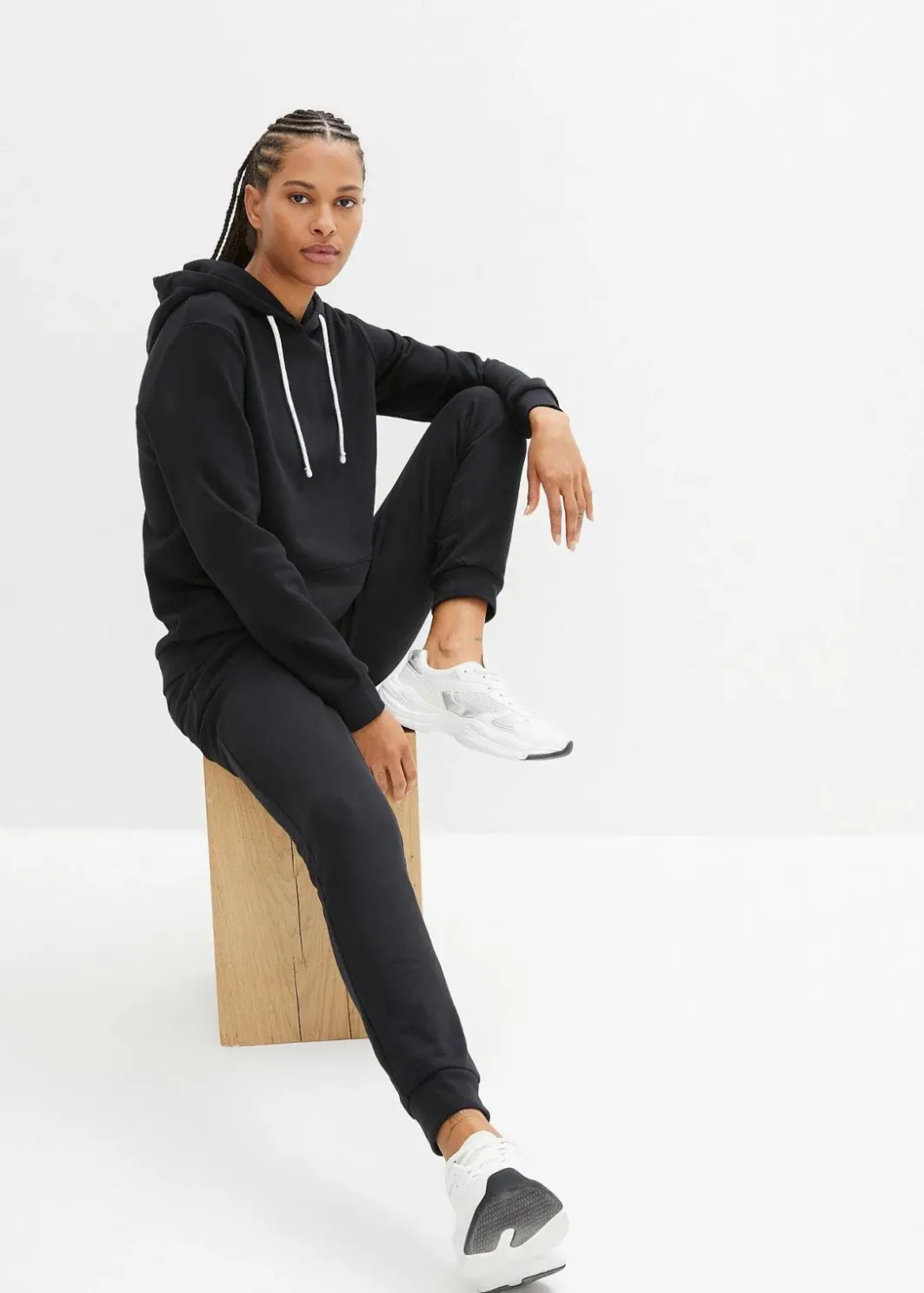 New Jogginganzug mit Baumwolle (2-tlg.Set) Damen Hosen|Sweat