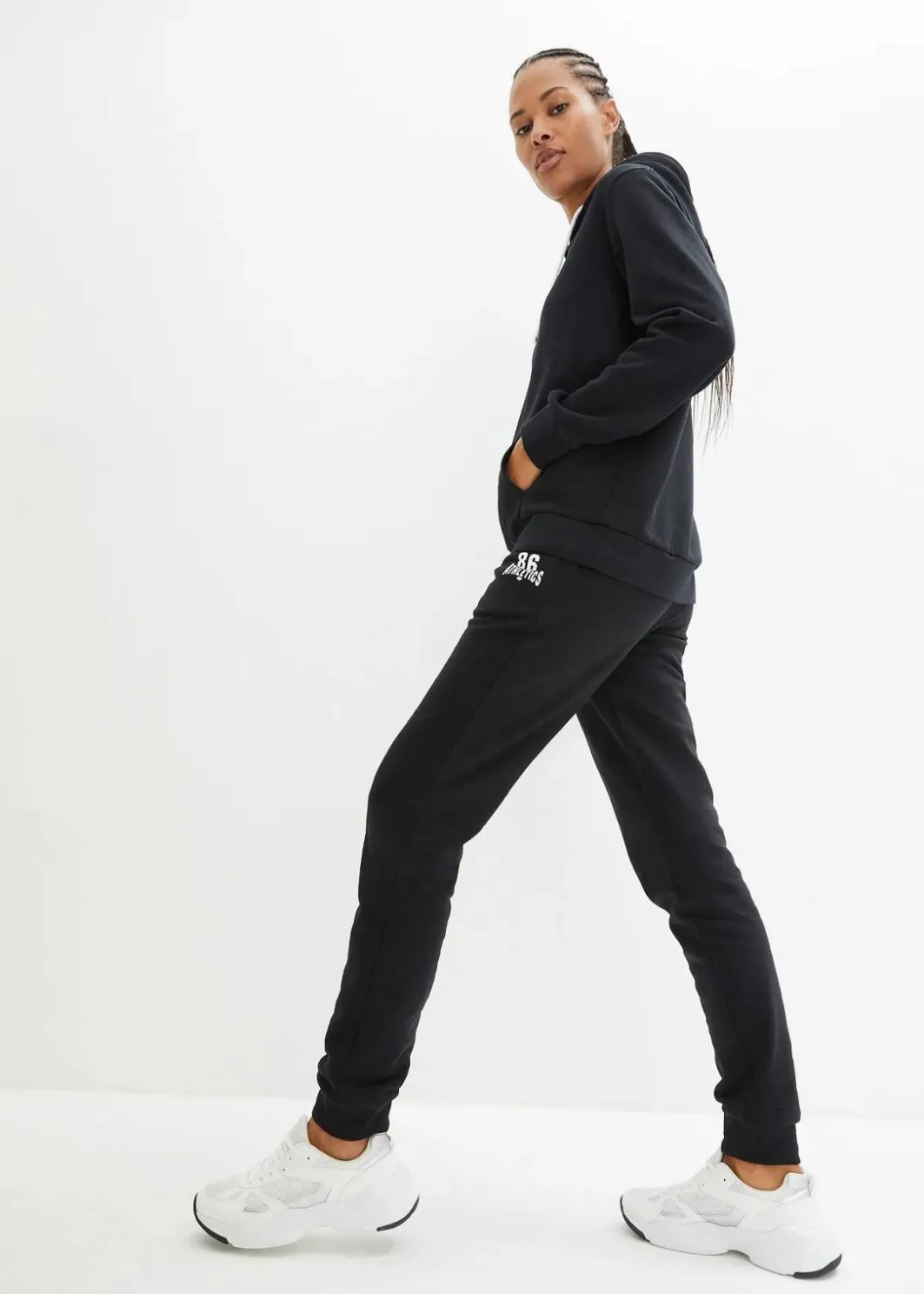 New Jogginganzug mit Baumwolle (2-tlg.Set) Damen Hosen|Sweat