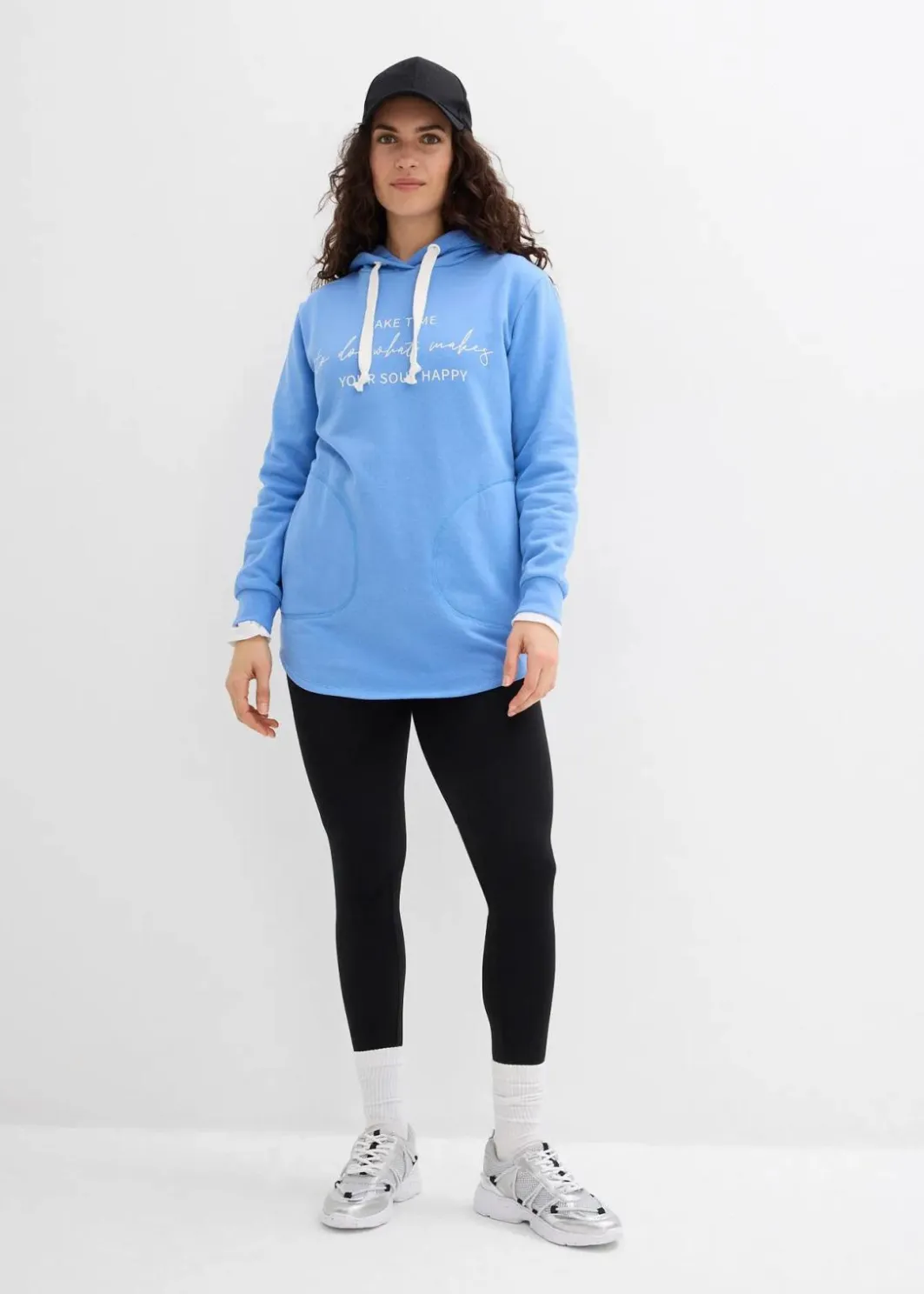 Outlet Jogginganzug mit Long-Sweatshirt und Leggings (2-teilig) Damen Bekleidung·Blusen & Tuniken|Bekleidung·Kleider