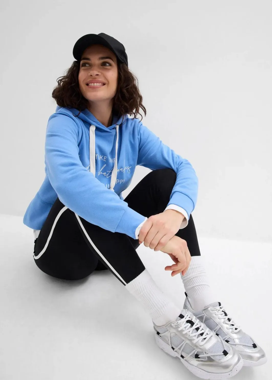 Outlet Jogginganzug mit Long-Sweatshirt und Leggings (2-teilig) Damen Bekleidung·Blusen & Tuniken|Bekleidung·Kleider