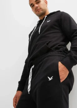 Herren bonprix Große Größen|Basics|Jogginganzug (2-tlg. Set) aus reiner Baumwolle