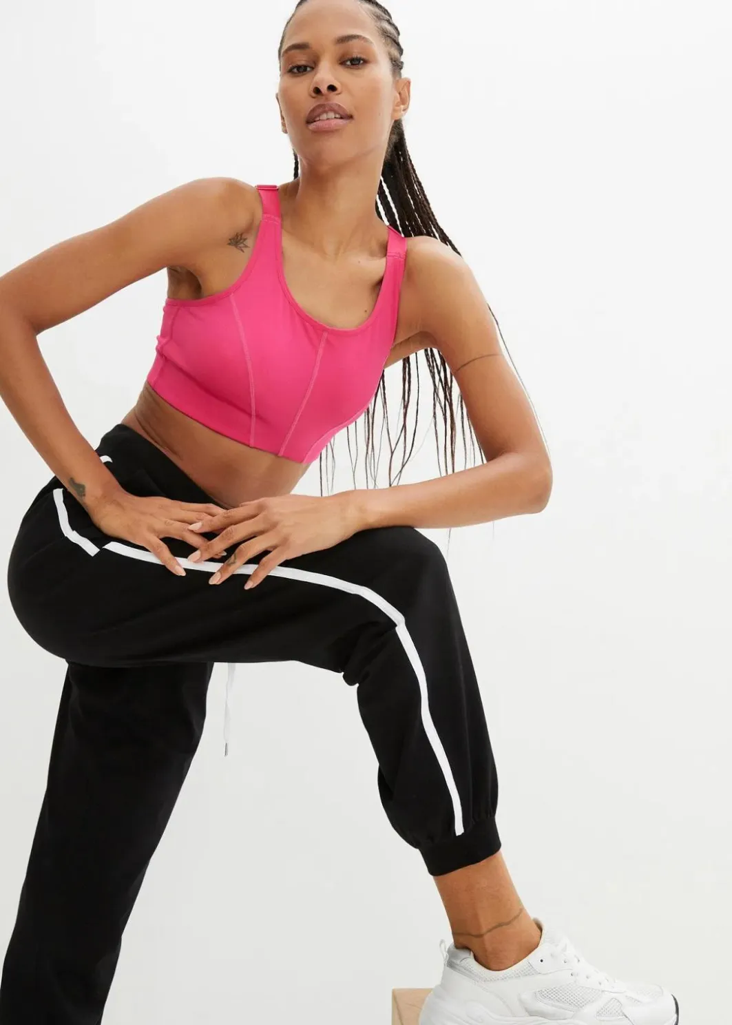 Damen bonprix Bekleidung·Blusen & Tuniken|Bekleidung·Kleider|Jogginghose aus Baumwolle