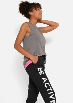 Discount Jogginghose aus Baumwolle mit Druck, Loose Fit Damen Bekleidung·Sweat|Bekleidung·Blusen & Tuniken