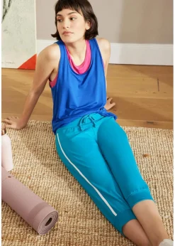 Outlet Jogginghose aus Baumwolle (2er Pack), Capri-Länge Damen Hosen|Sweat