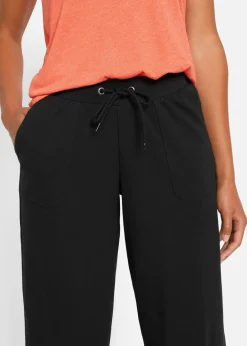 Damen bonprix Bekleidung·Blusen & Tuniken|Bekleidung·Kleider|Jogginghose aus Baumwoll-Mix
