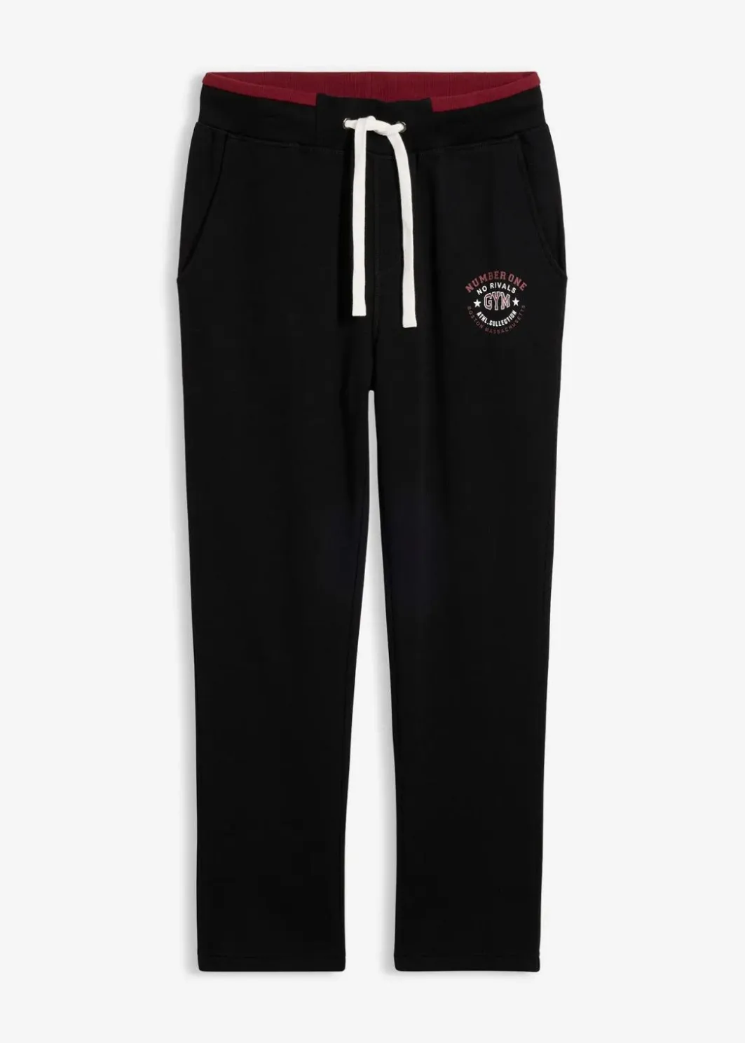 Herren bonprix Große Größen|Sportbekleidung|Jogginghose aus reiner Baumwolle mit sportiven Details