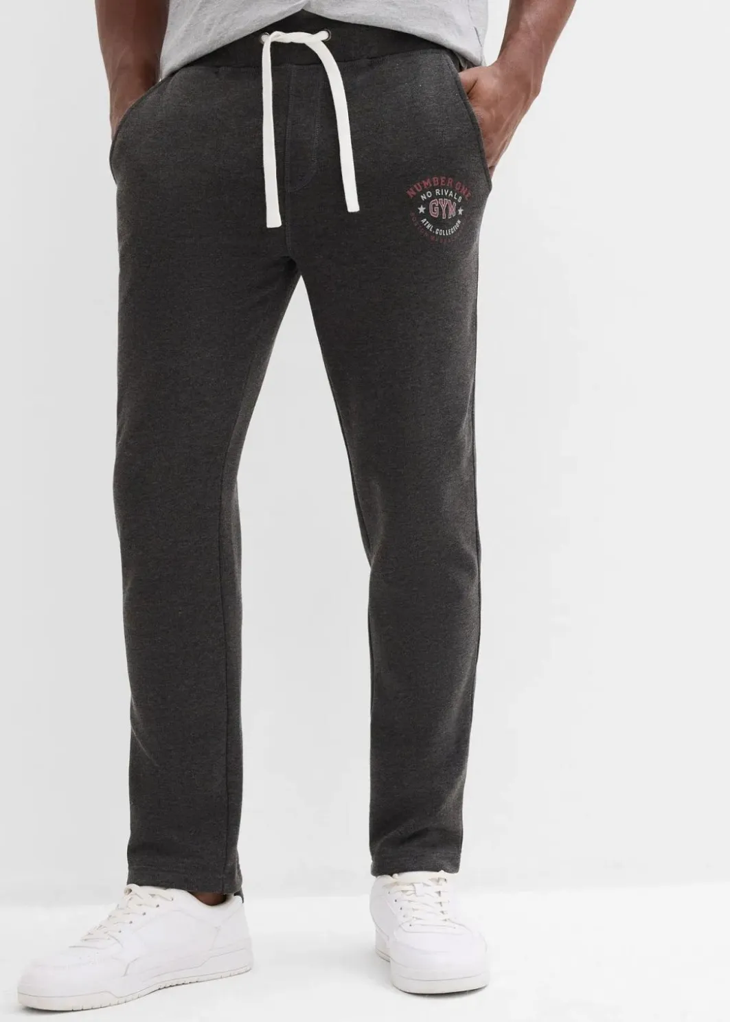 Best Jogginghose aus reiner Baumwolle mit sportiven Details Herren Sweat|Hosen