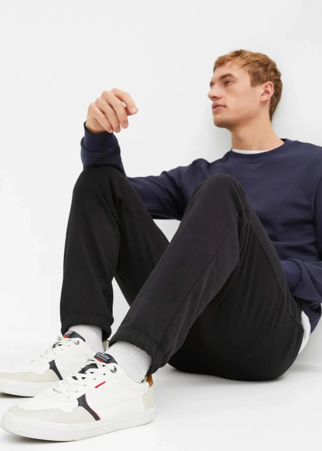 Herren bonprix Große Größen|Basics|Jogginghose aus reiner Bio-Baumwolle