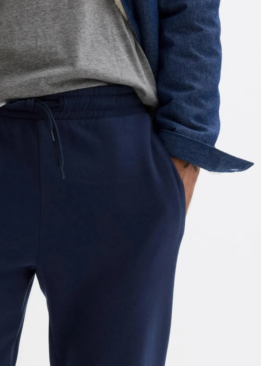 Herren bonprix Sweat|Hosen|Jogginghose aus reiner Bio-Baumwolle, Regular Fit