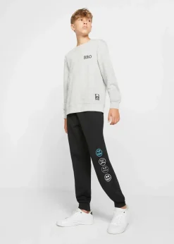 Kinder bonprix Jungen 9-16 Jahre·Bademode|Jungen 9-16 Jahre·Hosen|Jogginghose aus weichem Baumwoll-Mix