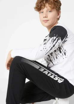 Kinder bonprix Jungen 9-16 Jahre·Bademode|Jungen 9-16 Jahre·Hosen|Jogginghose aus weichem Baumwoll-Mix