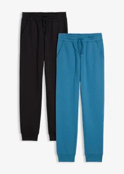 Clearance Jogginghose aus weichem Baumwoll-Mix (2er Pack) Kinder Jungen 9-16 Jahre·Mehrfachpacks|Jungen 9-16 Jahre·Hosen