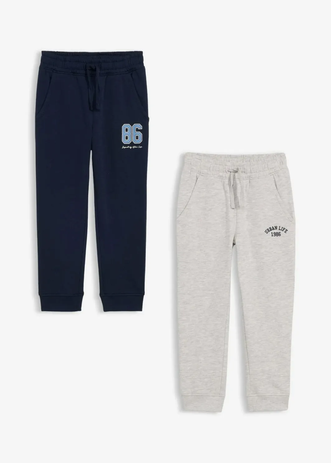 Kinder bonprix Jungen 2-8 Jahre·Nachhaltigere Materialien|Jungen 2-8 Jahre·Mehrfachpacks|Jogginghose aus weichem Baumwoll-Mix (2er Pack)