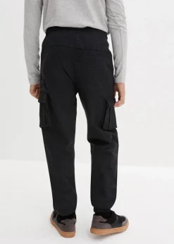 Kinder bonprix Jungen 9-16 Jahre·Hosen|Jungen 2-8 Jahre·Nachhaltigere Materialien|Jogginghose mit Cargotaschen aus weichem Baumwoll-Mix