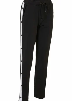 Best Jogginghose mit Druckknöpfen, schnelltrocknend Damen Hosen|Sweat