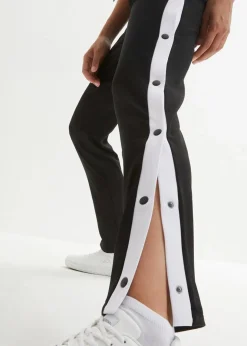 Best Jogginghose mit Druckknöpfen, schnelltrocknend Damen Hosen|Sweat