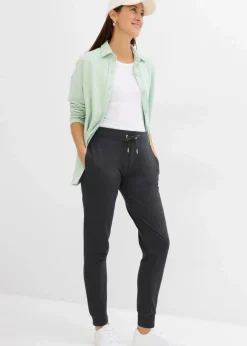 Damen bonprix Bekleidung·Röcke|Bekleidung·Blusen & Tuniken|Jogginghose mit elastischen Bund