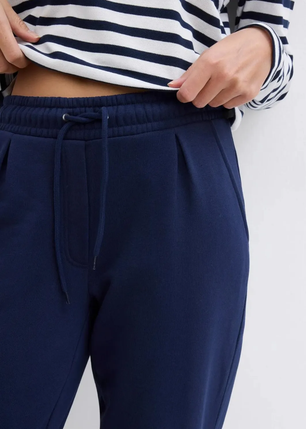 New Jogginghose mit elastischem Bund Damen Hosen|Sweat
