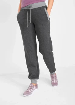 Hot Jogginghose mit Kontrastbündchen Damen Bekleidung·Blusen & Tuniken|Bekleidung·Kleider