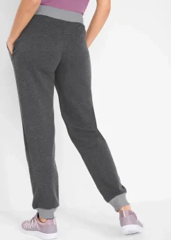 Hot Jogginghose mit Kontrastbündchen Damen Bekleidung·Blusen & Tuniken|Bekleidung·Kleider