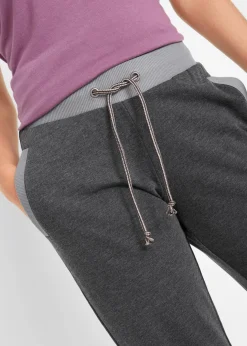 Hot Jogginghose mit Kontrastbündchen Damen Bekleidung·Blusen & Tuniken|Bekleidung·Kleider