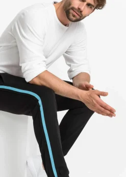 Herren bonprix Sweat|Hosen|Jogginghose mit Kontrastdetails