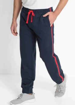 Jogginghose mit Kontrastdetails Herren Große Größen|Basics