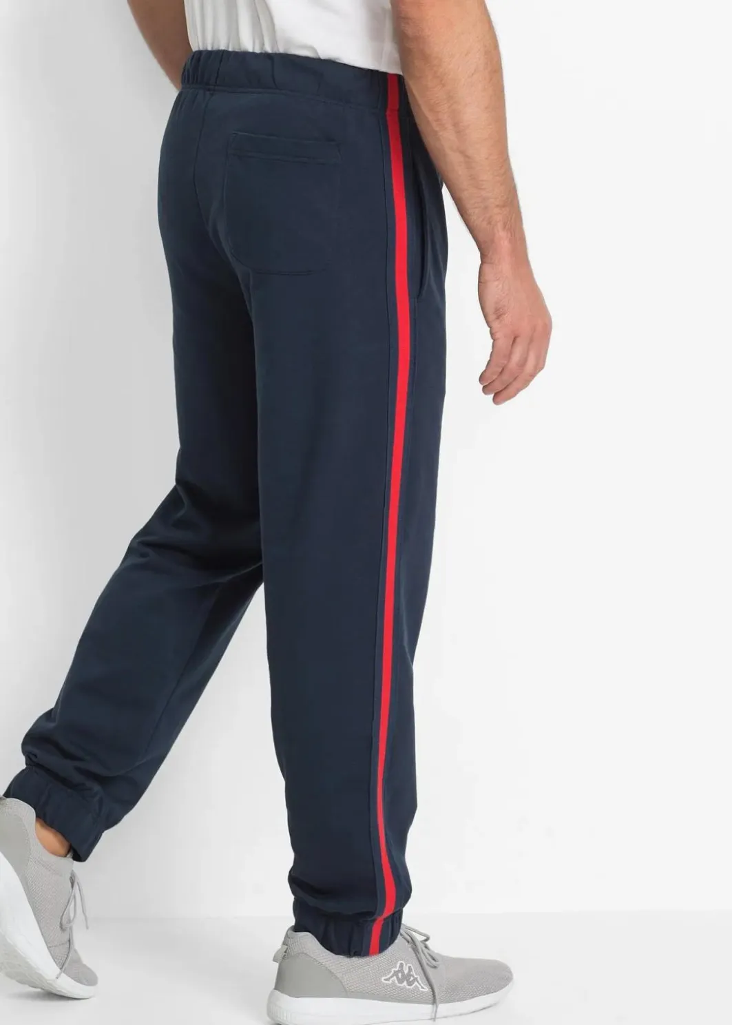 Jogginghose mit Kontrastdetails Herren Große Größen|Basics