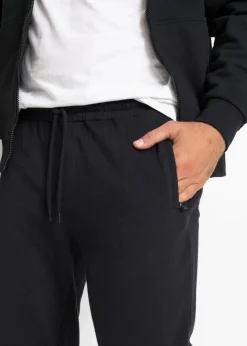 Herren bonprix Große Größen|Basics|Jogginghose mit praktischen Reißverschlusstaschen