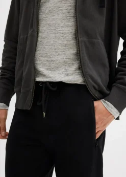 Clearance Jogginghose mit praktischen Reißverschlusstaschen aus Bio-Baumwolle Herren Große Größen|Basics