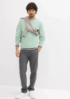 Herren bonprix Sweat|Hosen|Jogginghose mit praktischen Reißverschlusstaschen aus Bio-Baumwolle