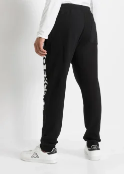 Discount Jogginghose mit sportivem Druck aus reiner Baumwolle Herren Große Größen|Sportbekleidung