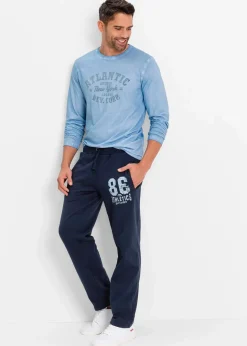 Sale Jogginghose mit sportiven Details aus reiner Bio-Baumwolle Herren Sweat|Hosen