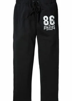 Herren bonprix Große Größen|Sportbekleidung|Jogginghose mit sportiven Details aus reiner Bio-Baumwolle