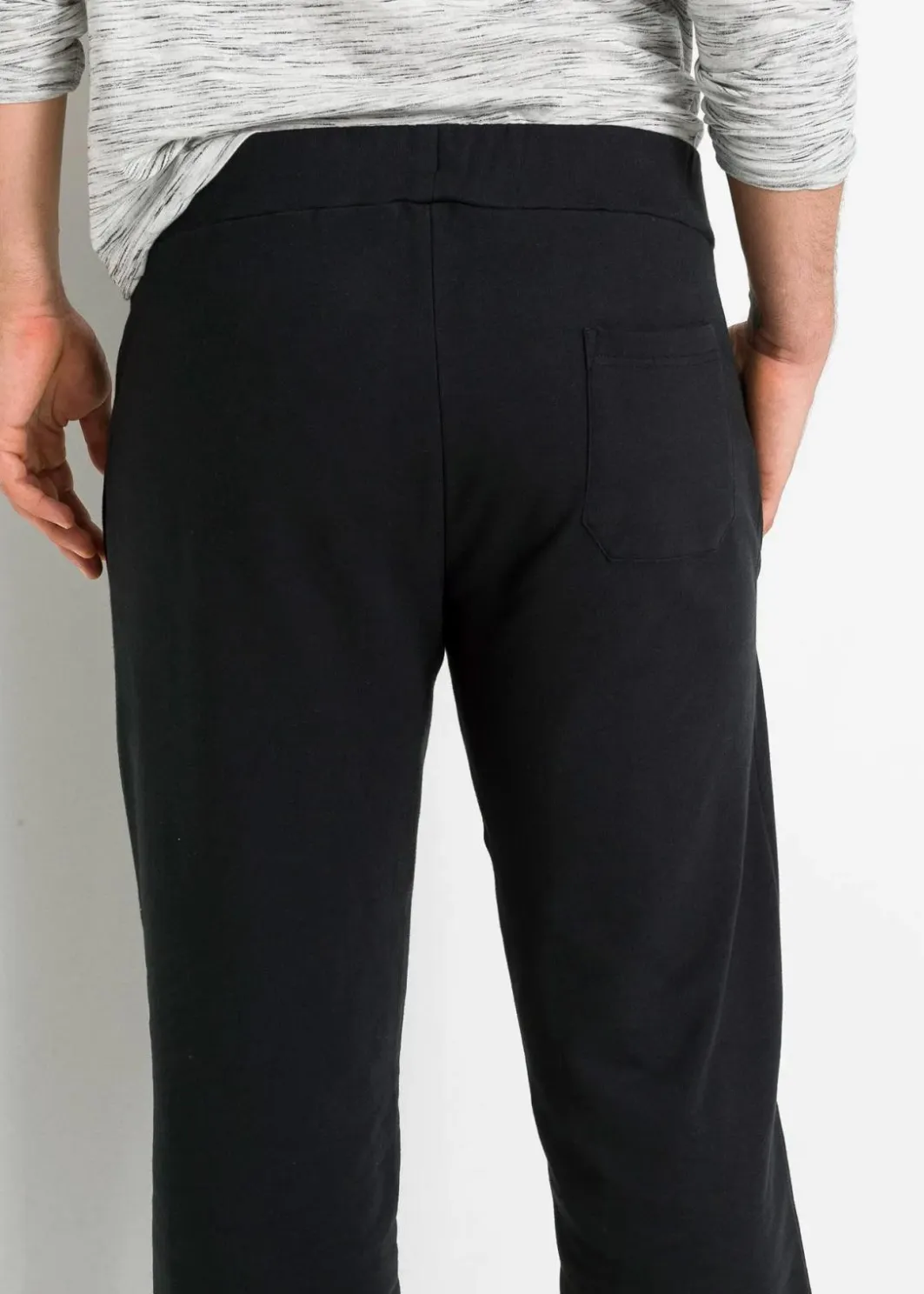 Herren bonprix Große Größen|Sportbekleidung|Jogginghose mit sportiven Details aus reiner Bio-Baumwolle
