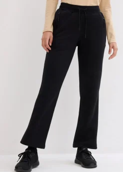 Damen bonprix Bekleidung·Blusen & Tuniken|Bekleidung·Kleider|Jogginghose mit Teddyfleece-Futter, weit geschnitten