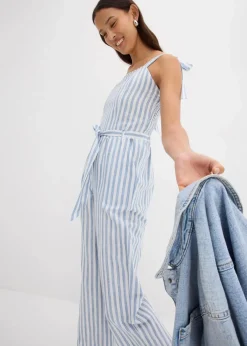 Best Jumpsuit aus Baumwoll-Leinen Mix Damen Jumpsuits