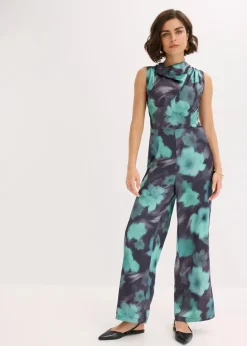 Jumpsuit aus fließendem Satin Damen Jumpsuits