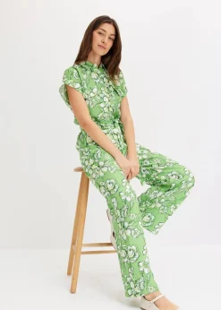 Outlet Jumpsuit aus fließendem Viskose-Mix Damen Bekleidung·Homewear|Jumpsuits
