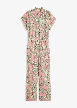 Jumpsuit aus fließendem Viskose-Mix Damen Jumpsuits|Bekleidung·Homewear