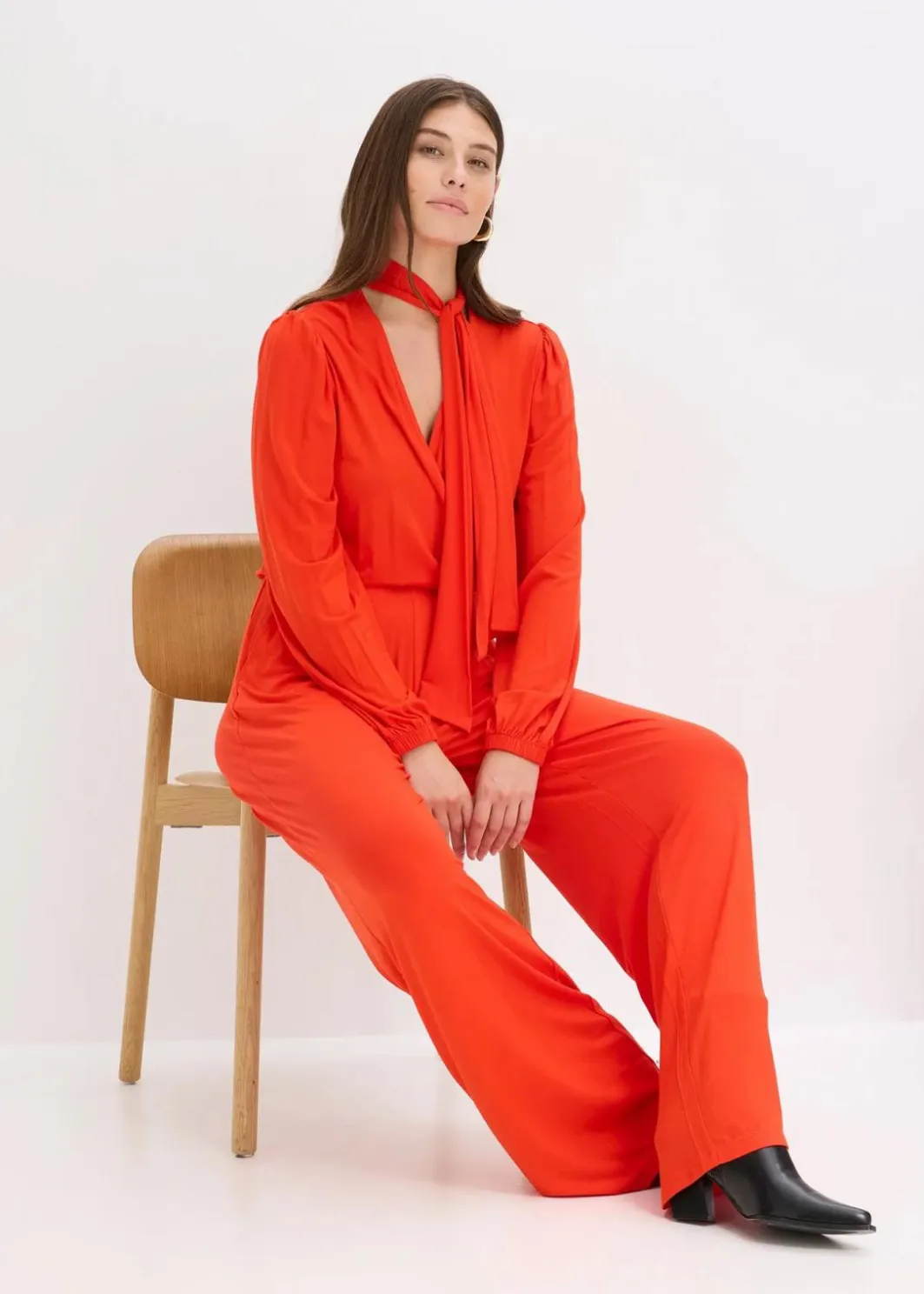 Hot Jumpsuit aus fließendem Viskose-Mix Damen Bekleidung·Homewear|Jumpsuits