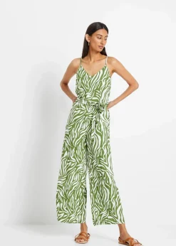 Clearance Jumpsuit aus fließender Viskose Damen Bekleidung·Homewear|Jumpsuits