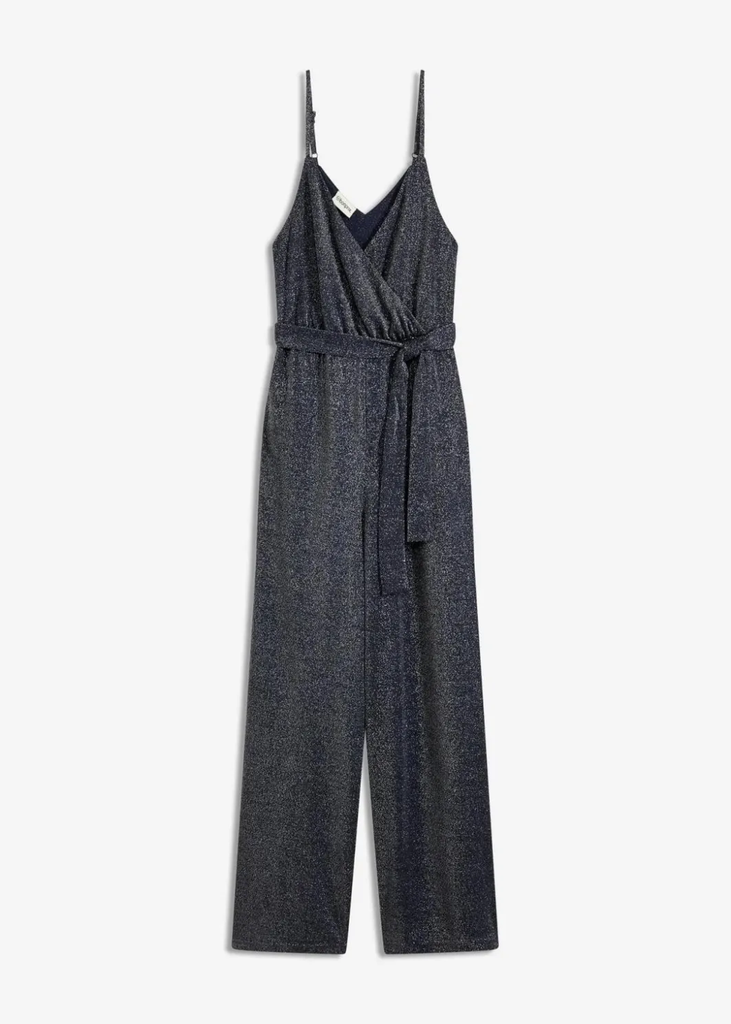 Damen bonprix Jumpsuits|Jumpsuit aus leichter Viskose mit Glitzer