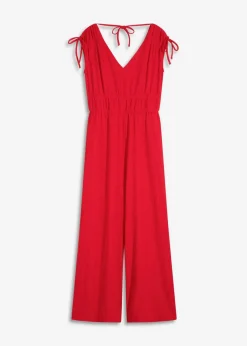 Damen bonprix Nachhaltigere Materialien|Jumpsuits|Jumpsuit aus strukturiertem Crêpe