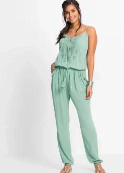 Damen bonprix Nachhaltigere Materialien|Jumpsuits|Jumpsuit aus strukturierter Viskose
